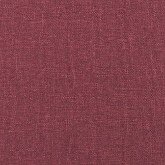 Massagestoel elektrisch stof wijnrood