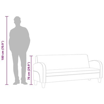 Driezitsbank kunstsu&egrave;de bruin