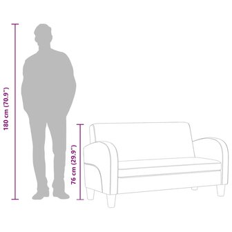 Tweezitsbank kunstsu&egrave;de bruin