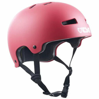 Tsg Evolution Solid Color Skateboard Helm - Kleur: Satin Gentle Red - Maat: S/M
