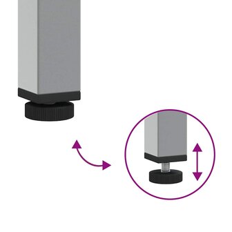 Werk kast met lade 10 pcs Rood Engineered hout en staal