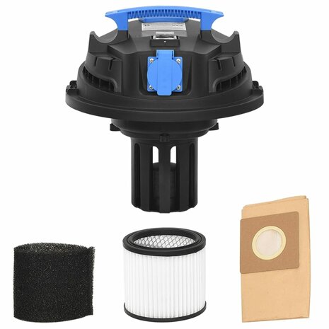 Nat- en droogzuiger 1200 W 30 L zilverkleurig