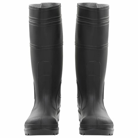Regenlaarzen maat 40 PVC zwart