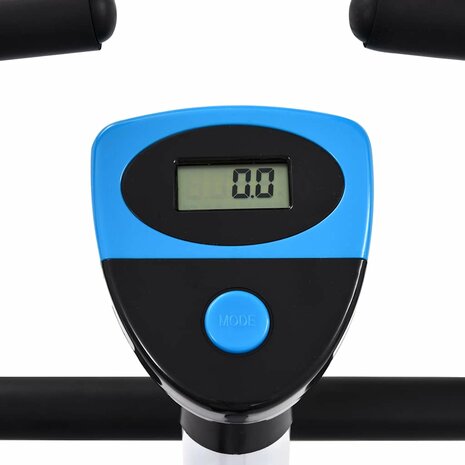 Hometrainer met bandweerstand blauw