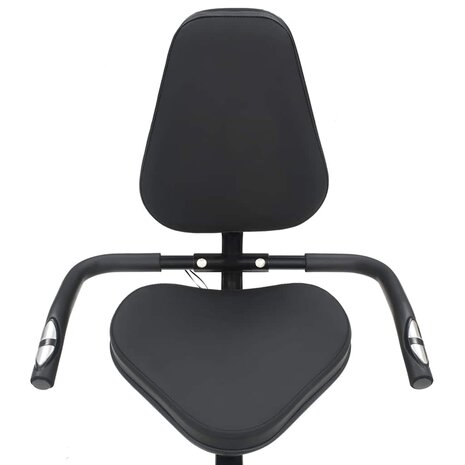 Ligfiets hometrainer magnetisch met hartslagmeter