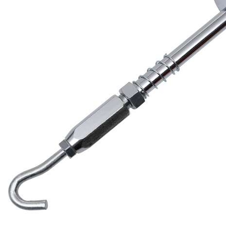 Schuifhamer met haak 65 cm koolstofstaal