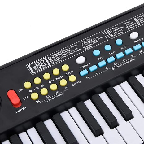 Piano elektrisch toetsenbord met 37 toetsen en microfoon