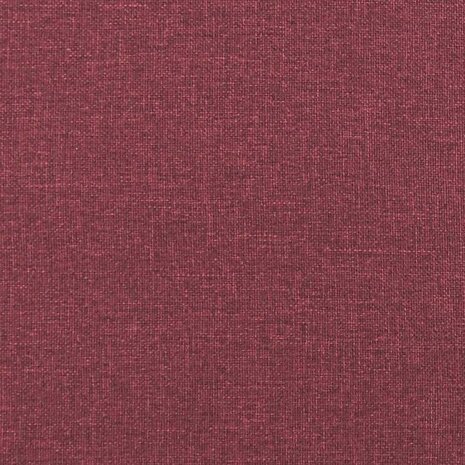 Schommelstoel met voetenbank stof wijnrood