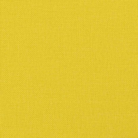 Schommelstoel met voetenbank stof mosterdgeel