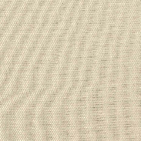 Schommelstoel met voetenbank stof cr&egrave;mekleurig