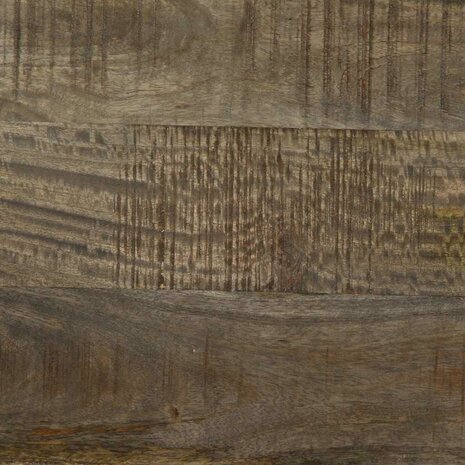 Nachtkastje 50x33x60 cm massief mangohout lichtgrijs