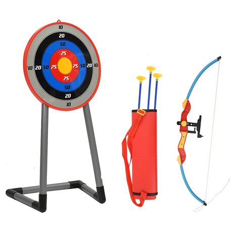 Kinderboogschietset met schietschijf