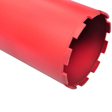 Boorbit voor nat- en droogboren 132x400 mm diamanten kern