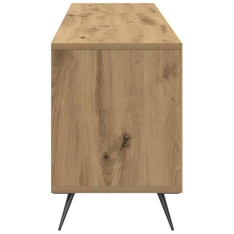 TV-kast artisanaal eikenkleurig 150 x 30 x 44,5 cm Bewerkt hout