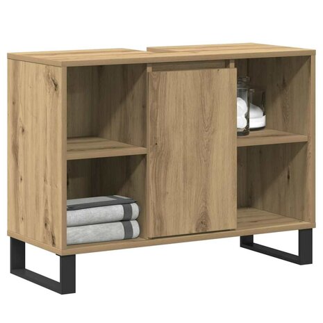 Badkamer Kast Artisan Eiken 80 x 33 x 60 cm Bewerkt hout