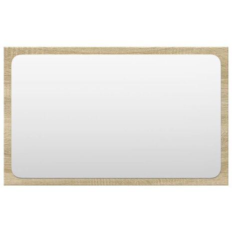 3-delige Badkamermeubelset bewerkt hout sonoma eikenkleurig