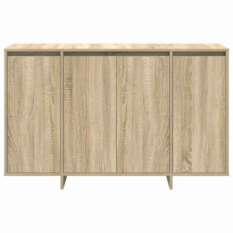 Dressoir Sonoma eiken 120 x 41 x 75 cm Bewerkt hout