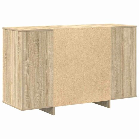 Dressoir Sonoma eiken 120 x 41 x 75 cm Bewerkt hout