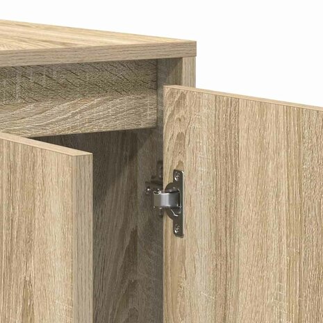 Dressoir Sonoma eiken 120 x 41 x 75 cm Bewerkt hout
