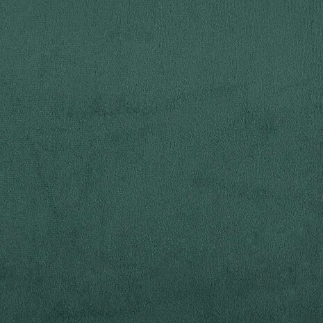 Bankje 110x74x84 cm fluweel donkergroen