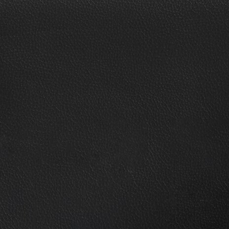 Chesterfield Bank met kussen Zwart 120,5 x 65 x 75 cm Nep Leer