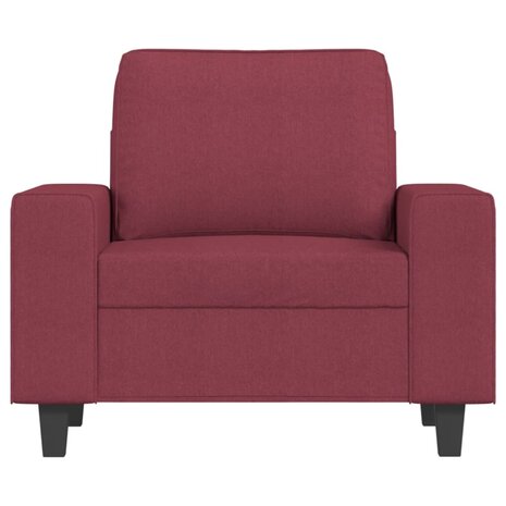 Fauteuil 60 cm stof wijnrood