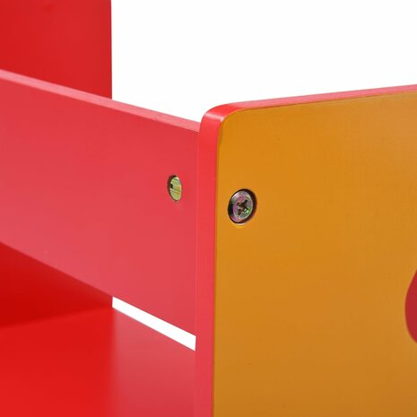 3-delige Kinderstoelen- en tafelset brandweerwagenontwerp hout