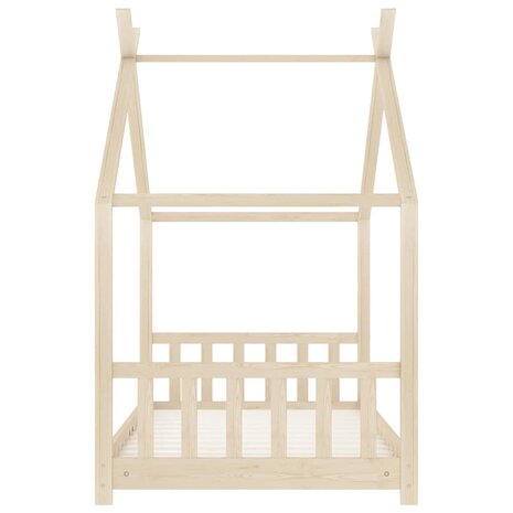 Kinderbedframe massief grenenhout 80x160 cm